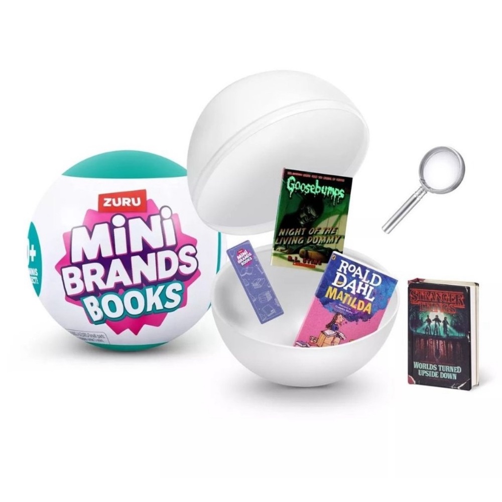 New Hard to Find Zuru Mini Brands BOOKS Mystery Capsule Ball - Factory Sealed
